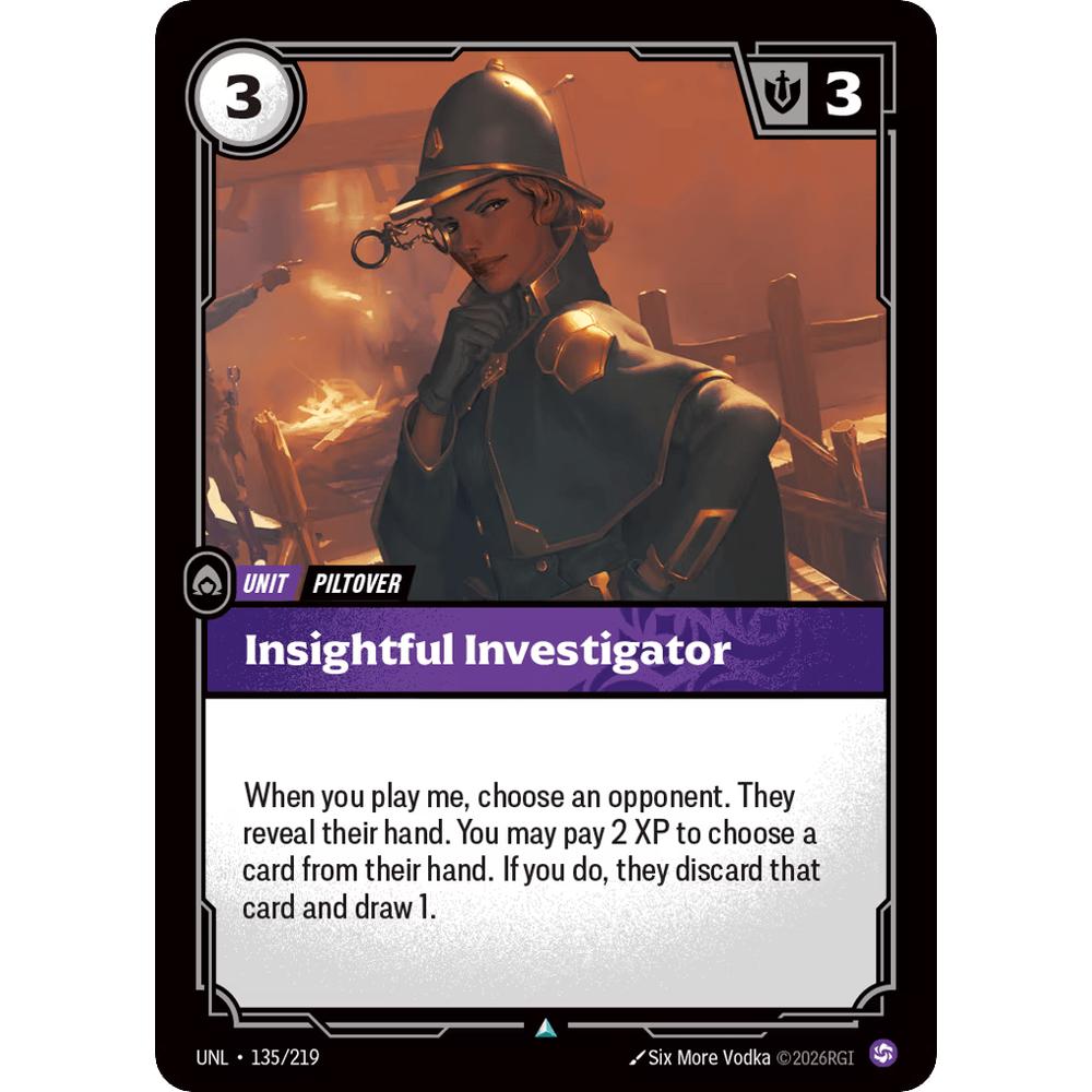 Insightful Investigator UNL 135/219 - Foil