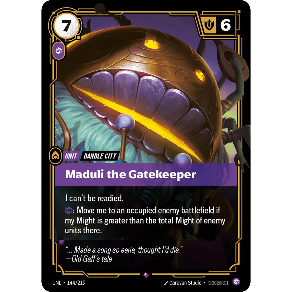 Maduli The Gatekeeper UNL 144/219 - Foil