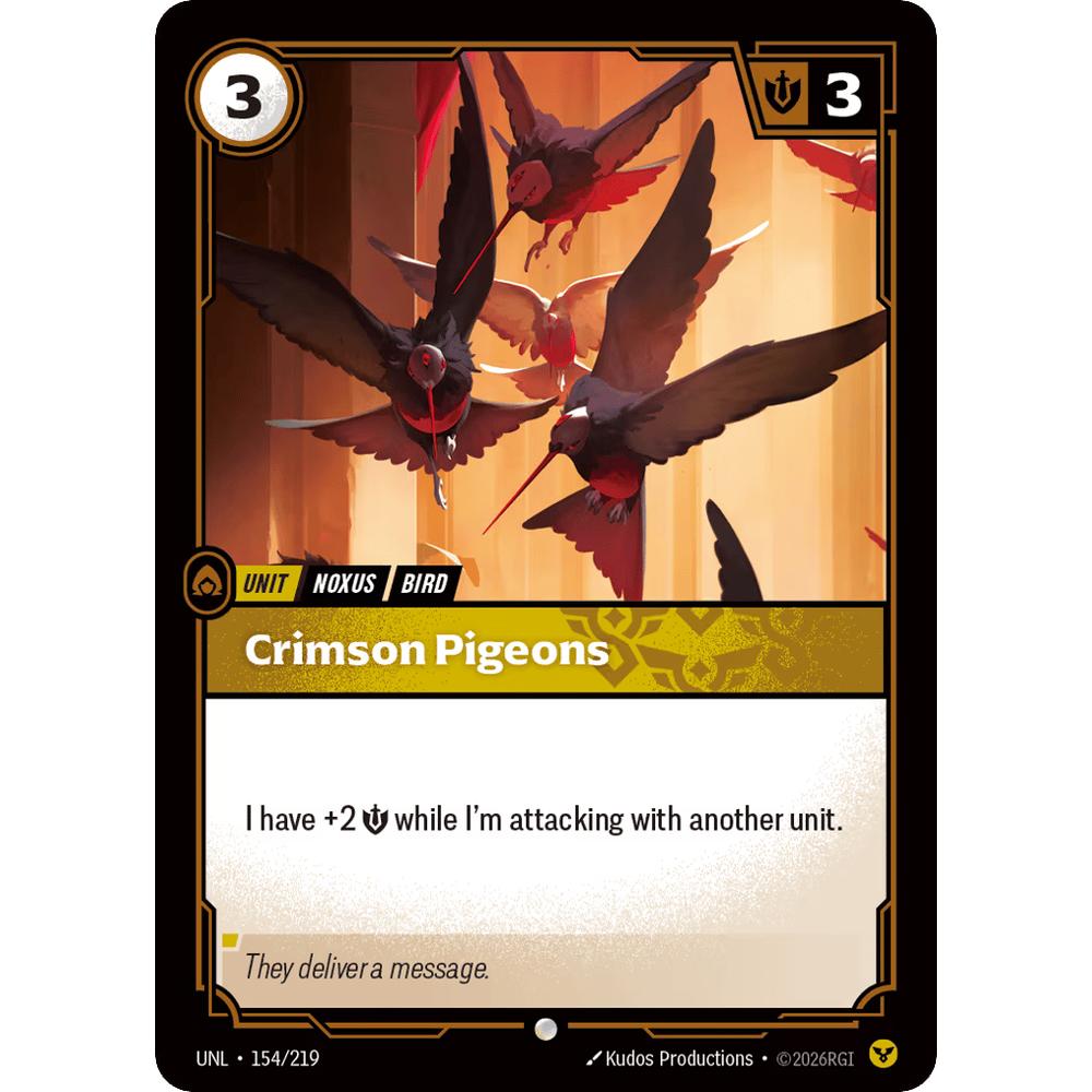 Crimson Pigeons UNL 154/219