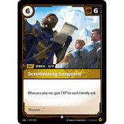 Scrutinizing Sergeant UNL 157/219