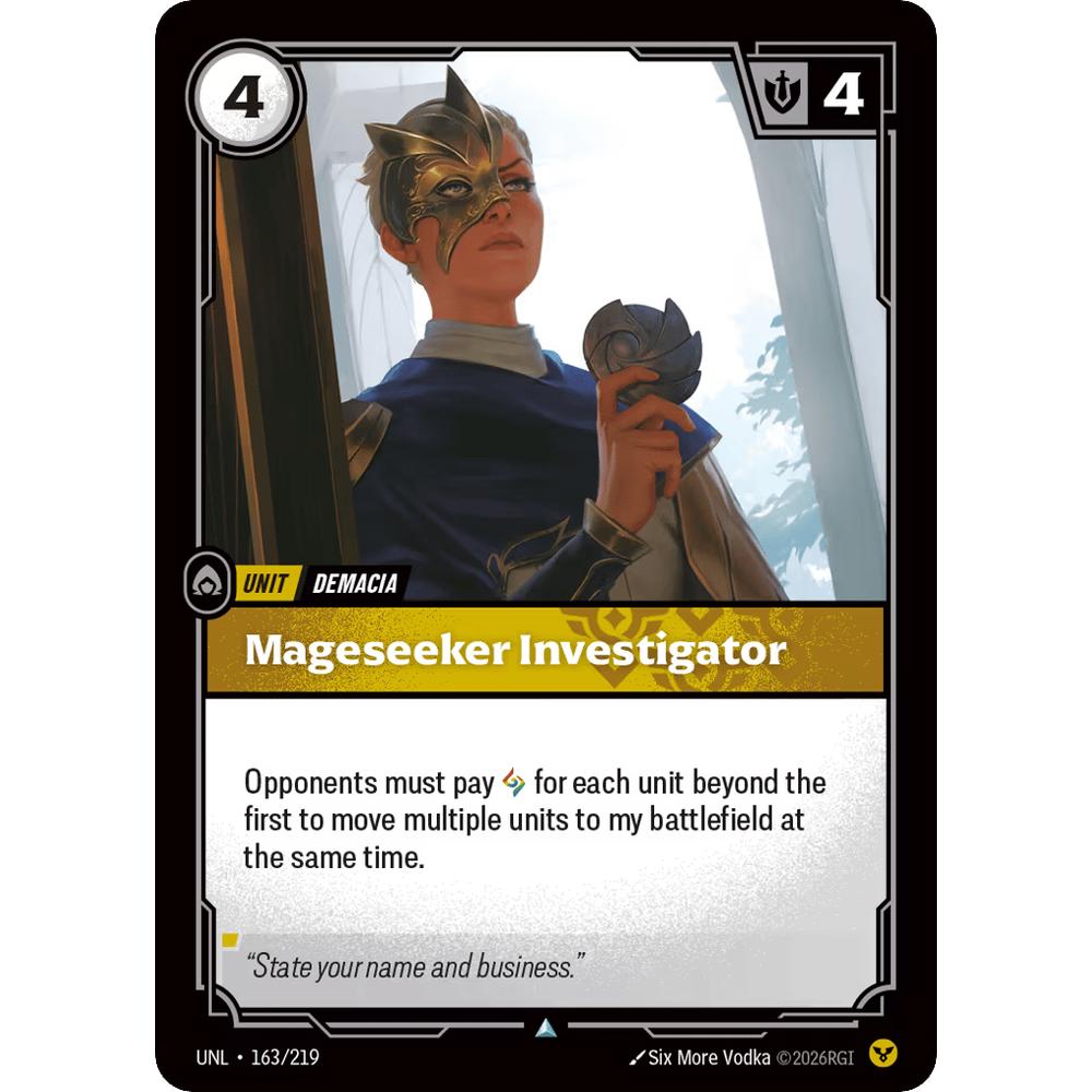 Mageseeker Investigator UNL 163/219 - Foil