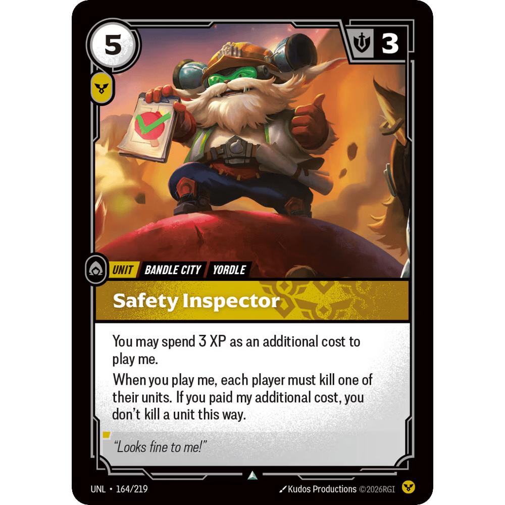 Safety Inspector UNL 164/219
