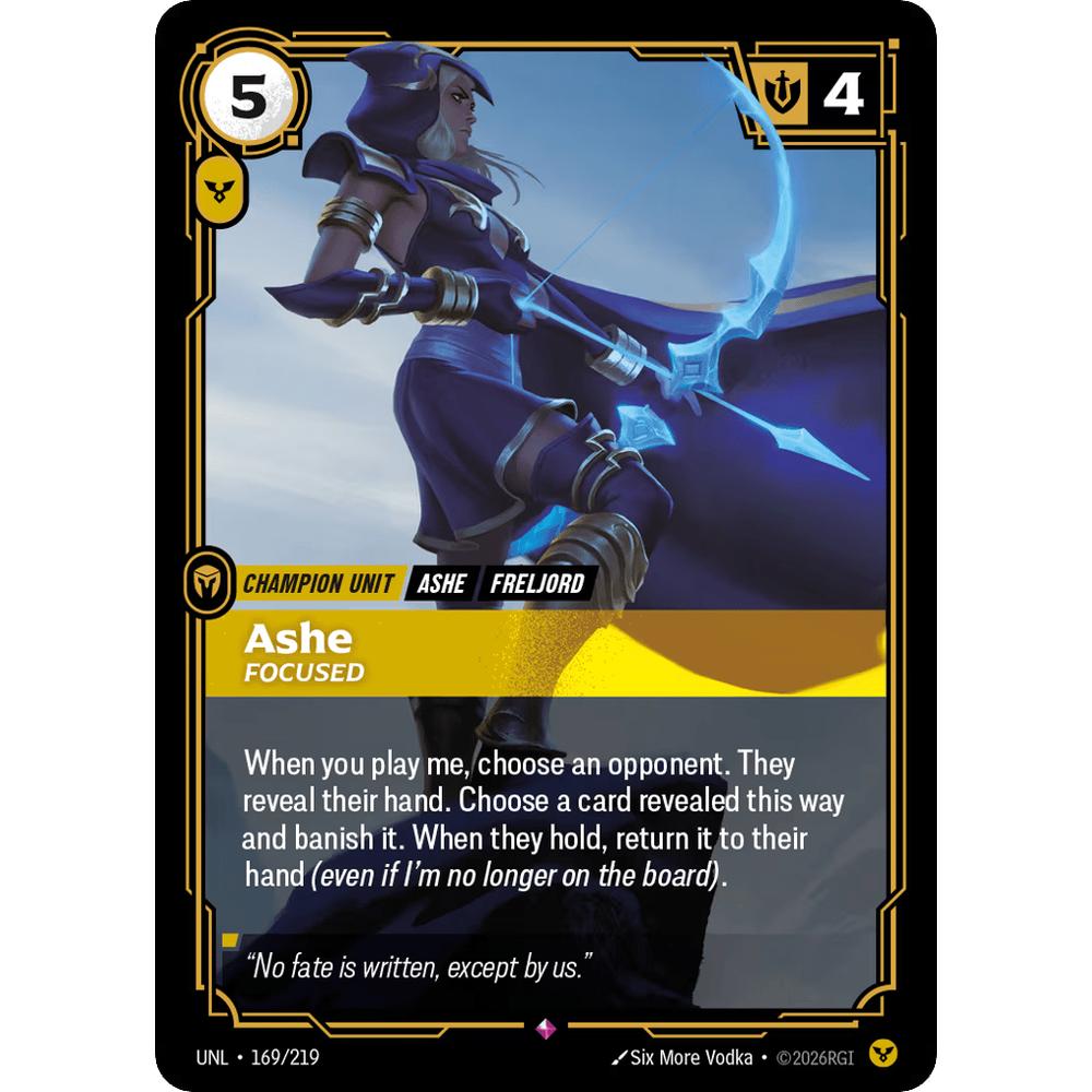 Ashe, Focused UNL 169/219 - Foil