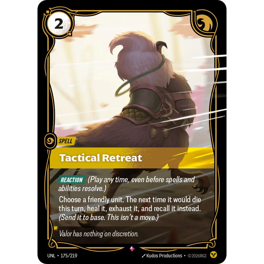 Tactical Retreat UNL 175/219 - Foil