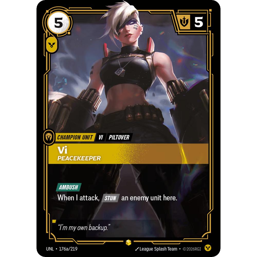 Vi, Peacekeeper UNL 176a/219 - Foil