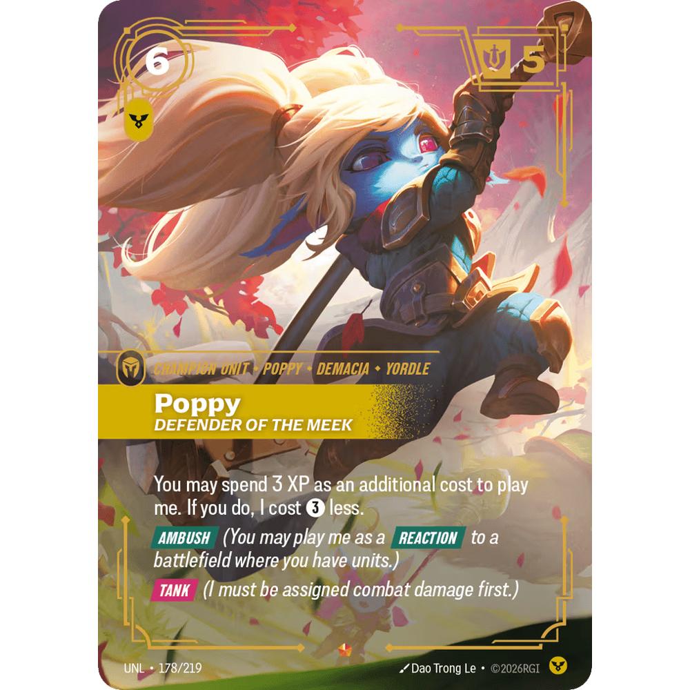 Poppy, Defender Of The Meek UNL 178/219 - Foil