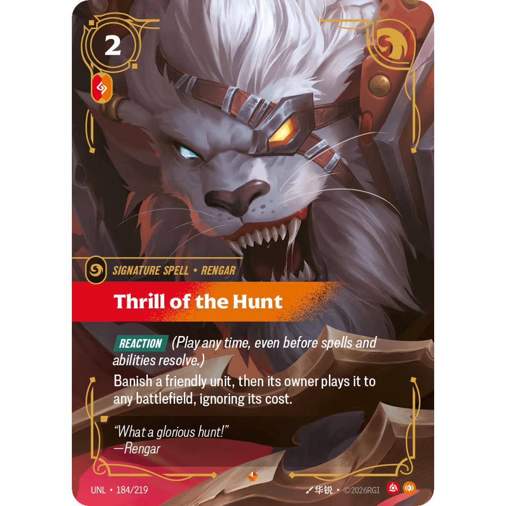 Thrill Of The Hunt UNL 184/219 - Foil