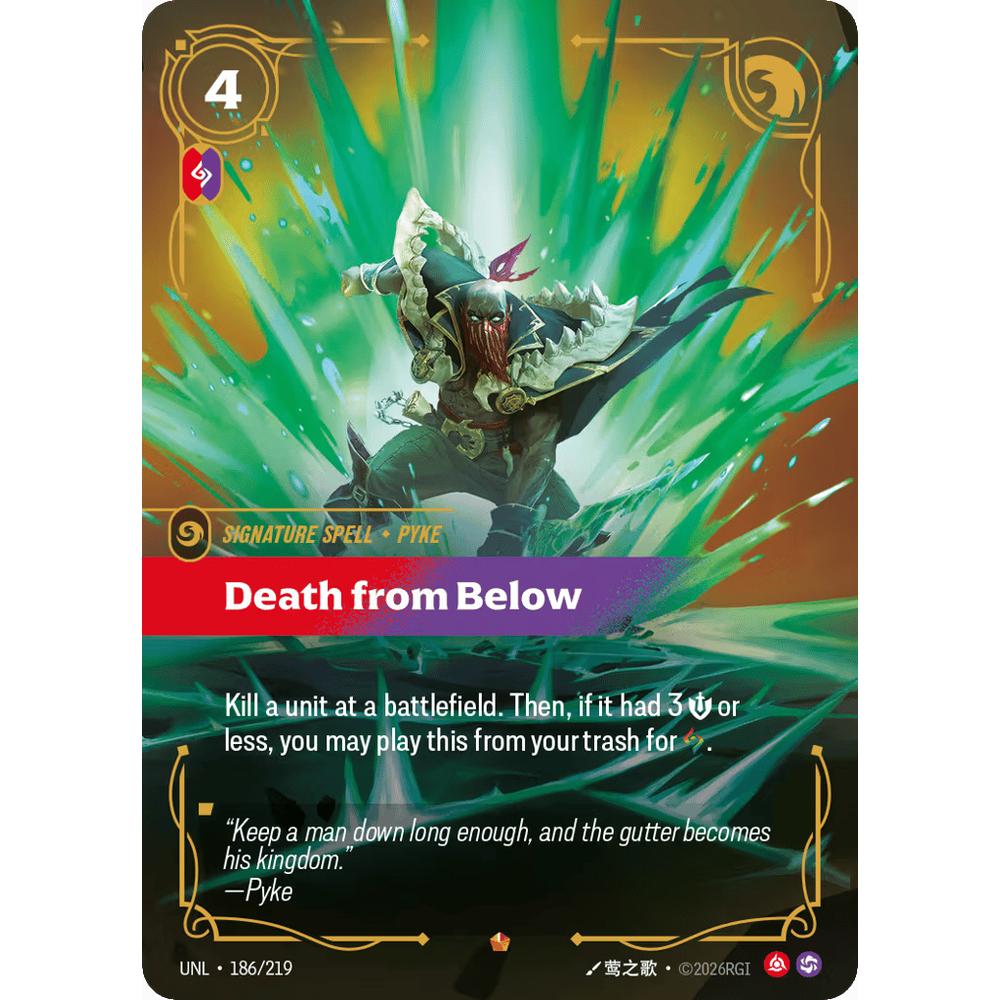 Death From Below UNL 186/219 - Foil