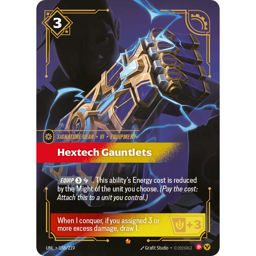 Hextech Gauntlets UNL 188/219 - Foil