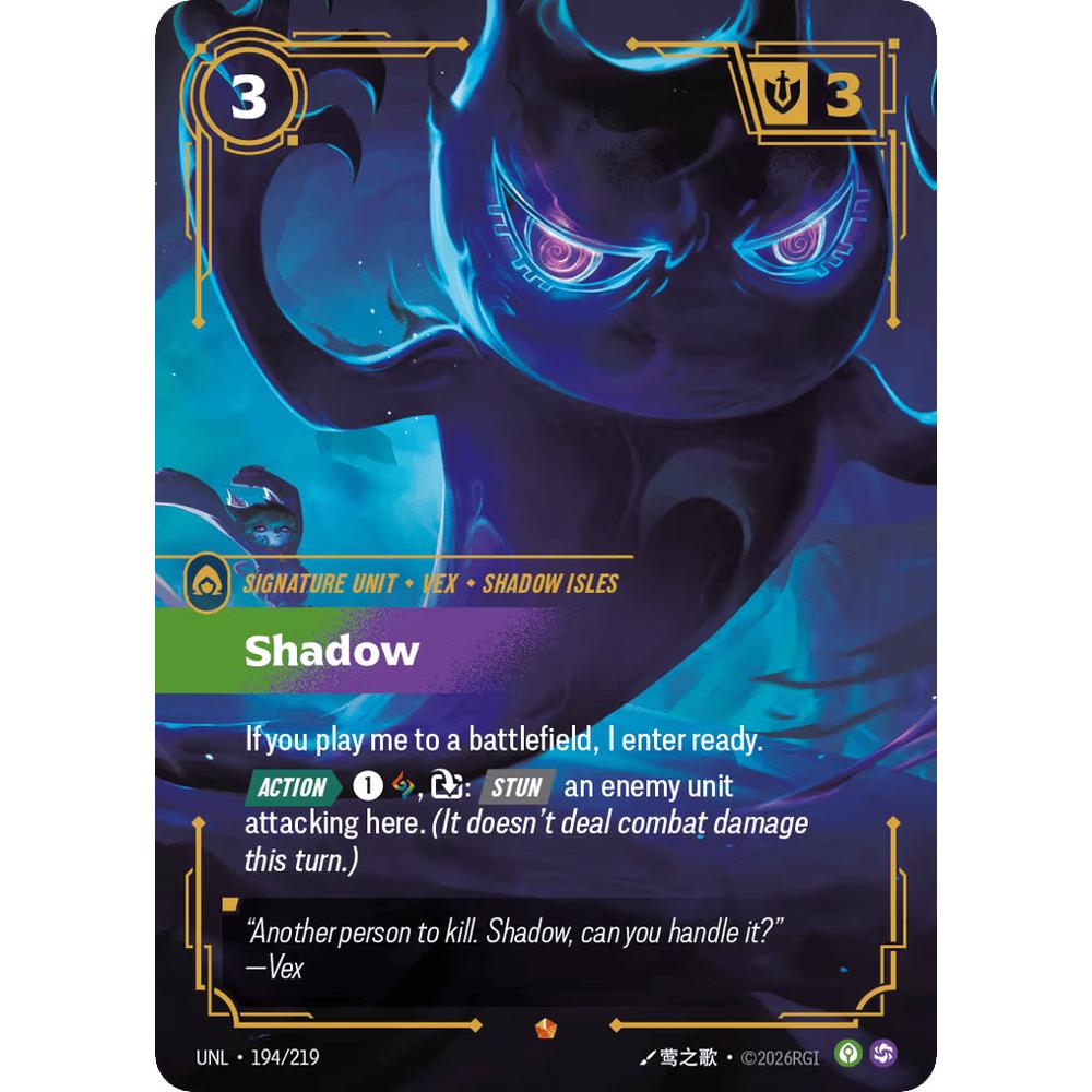 Shadow UNL 194/219 - Foil