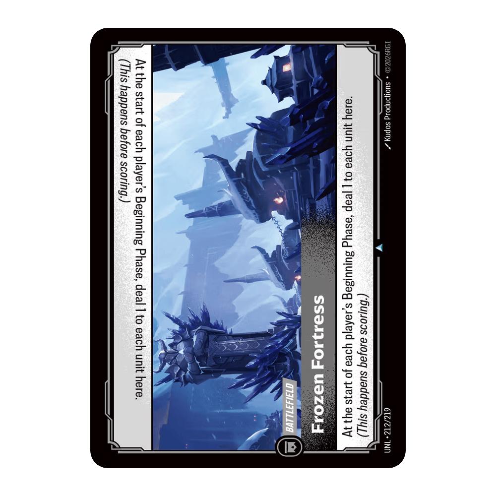 Frozen Fortress UNL 212/219 - Foil
