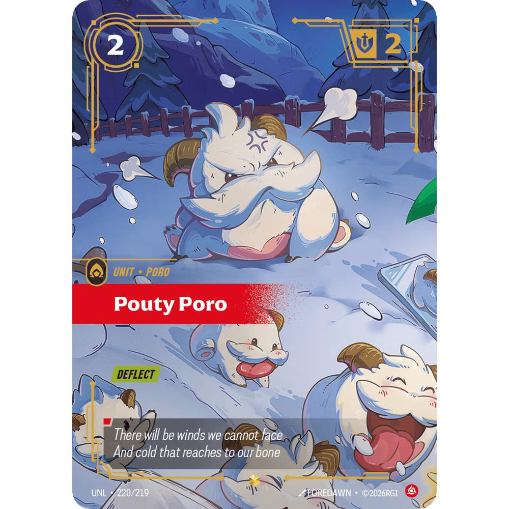 Pouty Poro UNL 220/219 - Foil