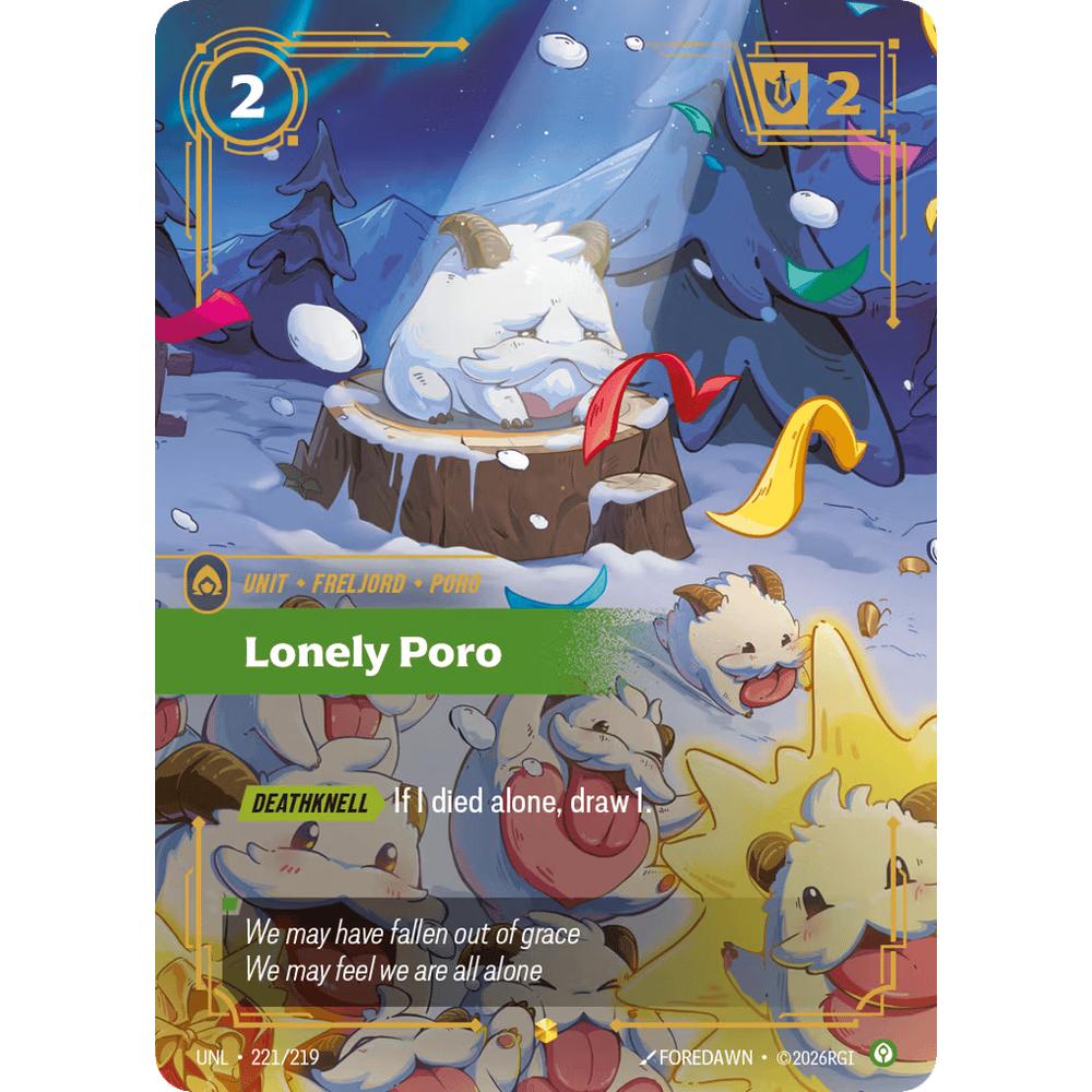 Lonely Poro UNL 221/219 - Foil