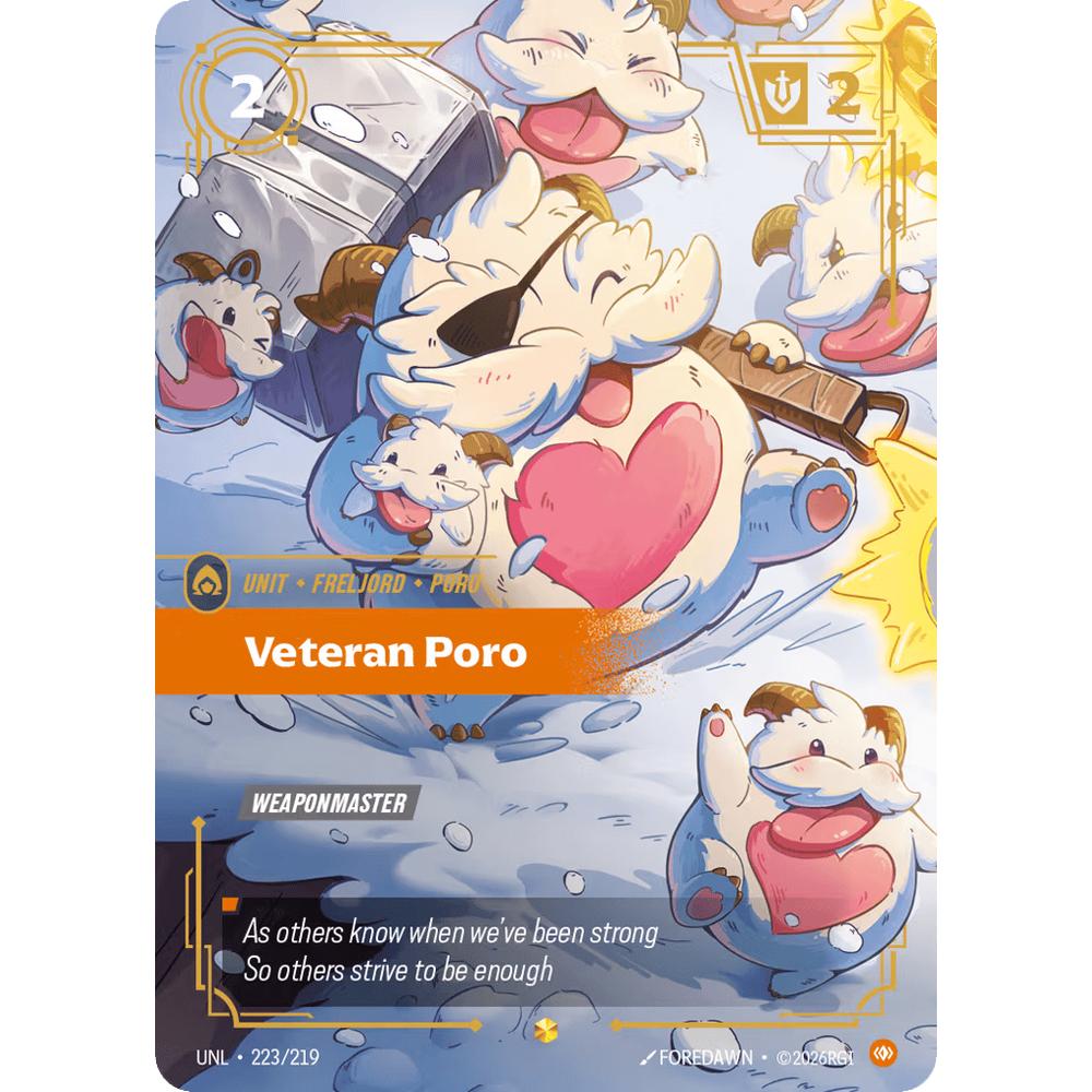Veteran Poro UNL 223/219 - Foil