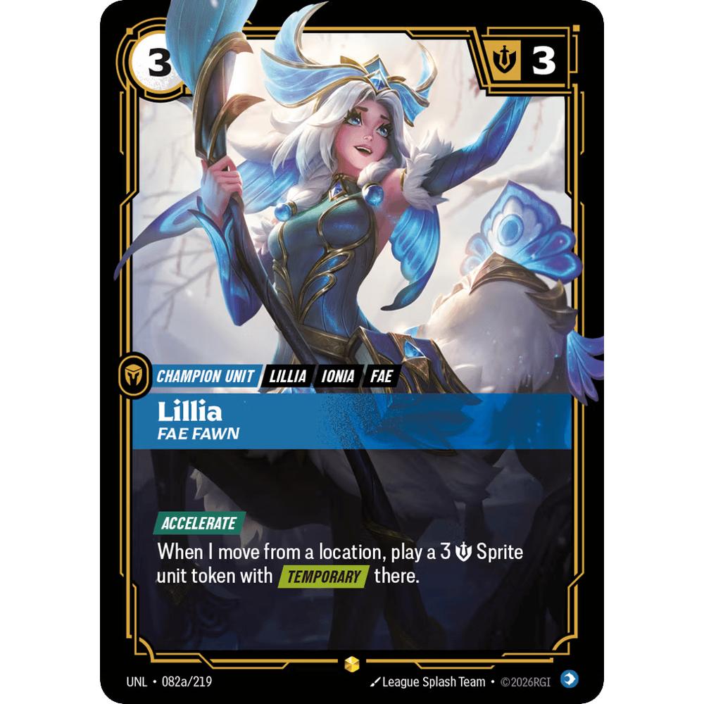 Lillia, Fae Fawn UNL 082a/219 - Foil