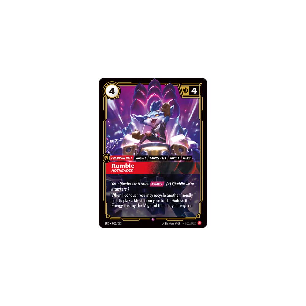 Rumble - Têtenflamme SFD 026/221 - Foil