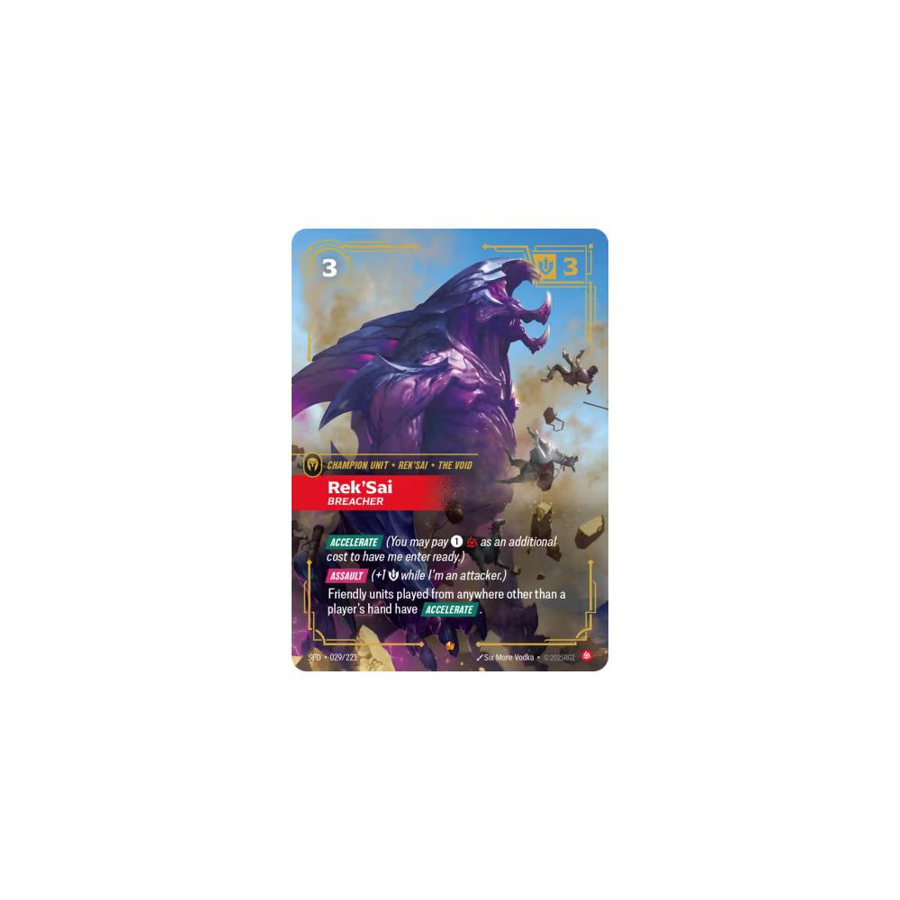 Rek'Sai - Breacher SFD 029/221 - Foil
