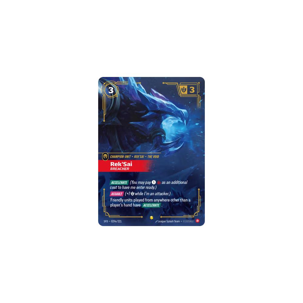 Rek'Sai - Breacher SFD 029a/221 - Foil