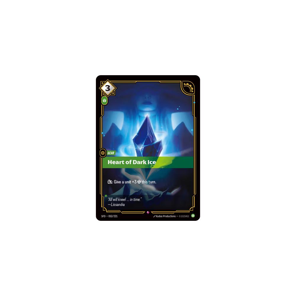 Cœur de glace noire SFD 052/221 - Foil