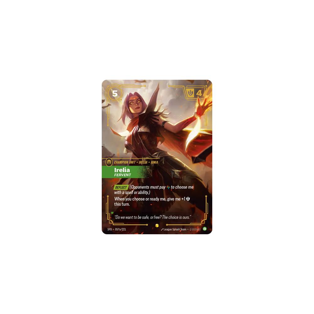 Irelia - Fervent SFD 057a/221 - Foil