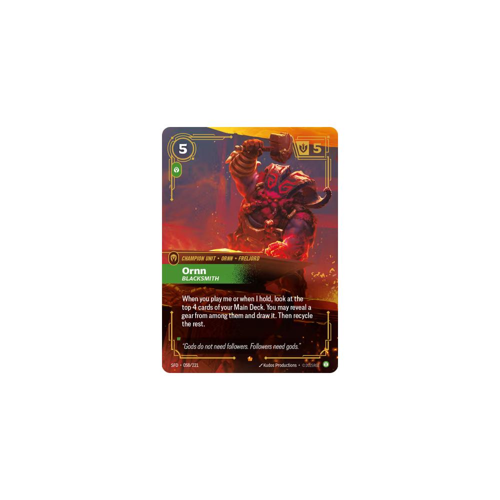 Ornn - Blacksmith SFD 058/221 - Foil