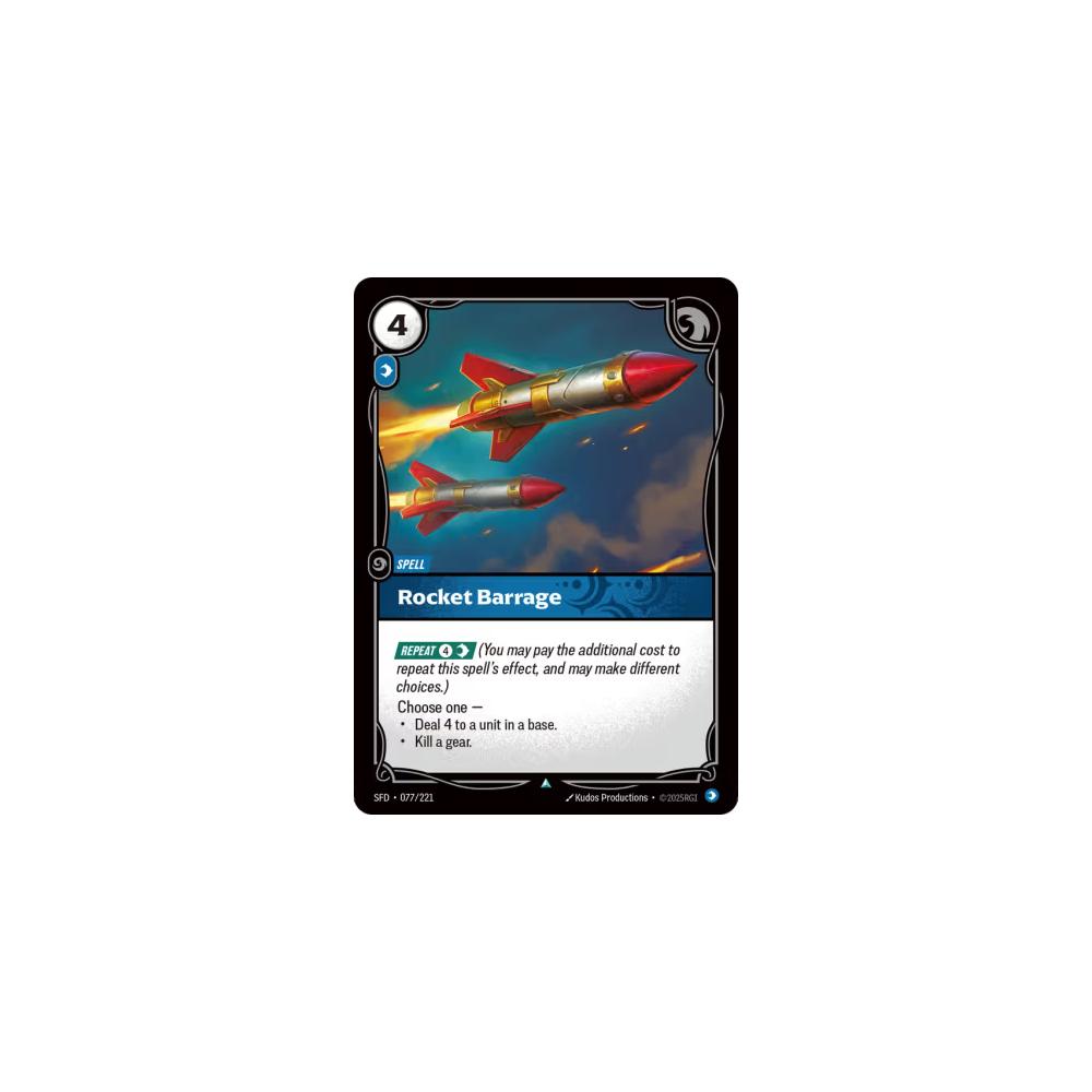 Rocket Barrage SFD 077/221