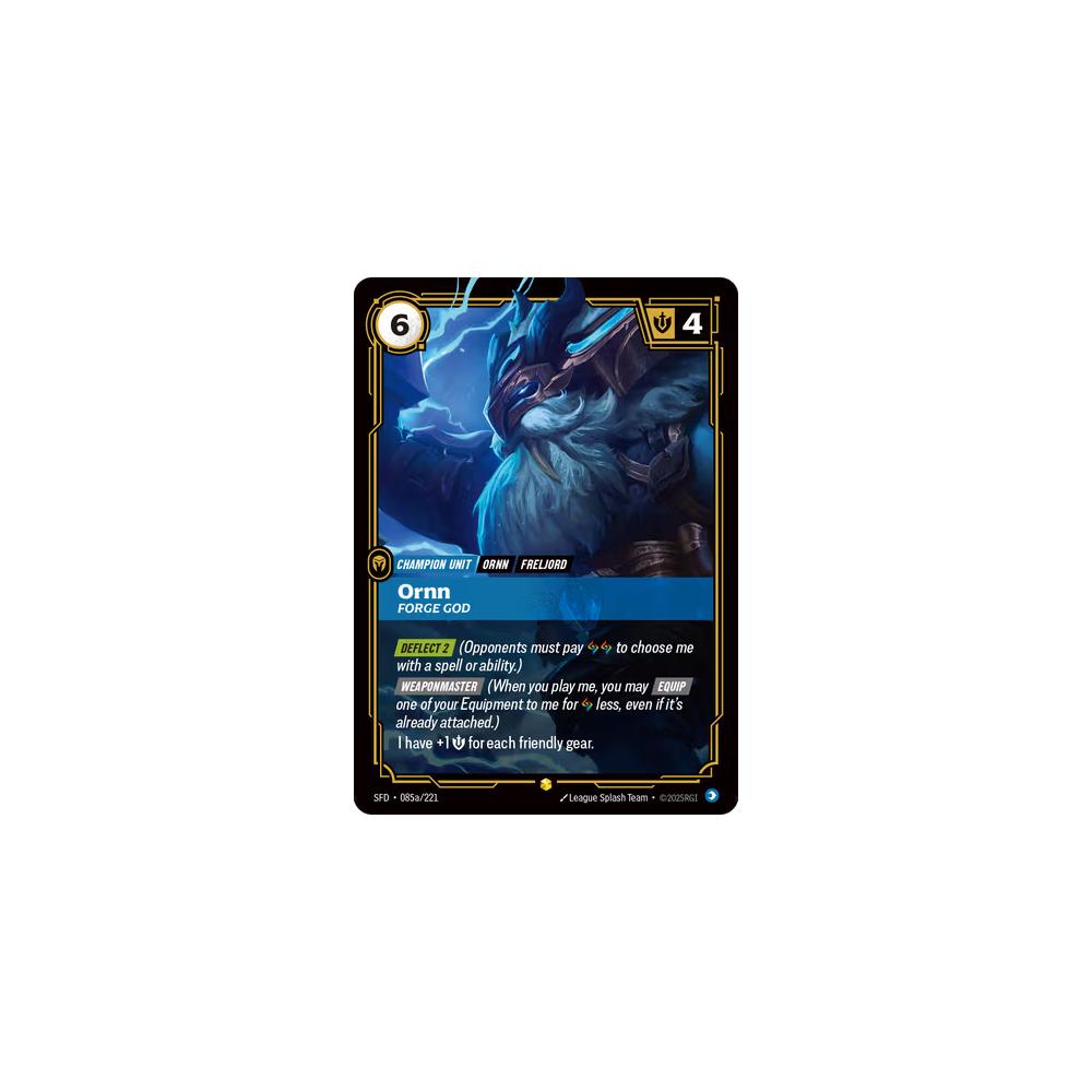 Ornn - Forge God SFD 085a/221 - Foil