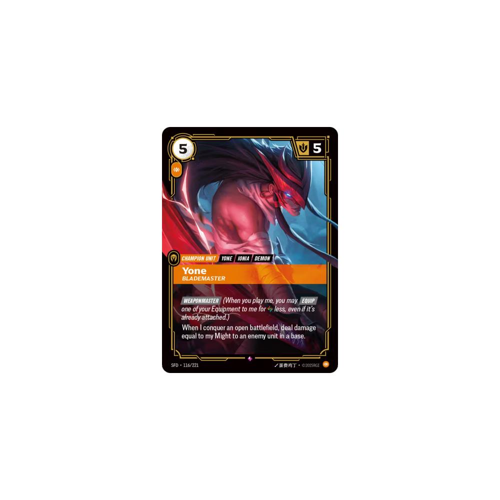 Yone - Maître d'armes SFD 116/221 - Brillante