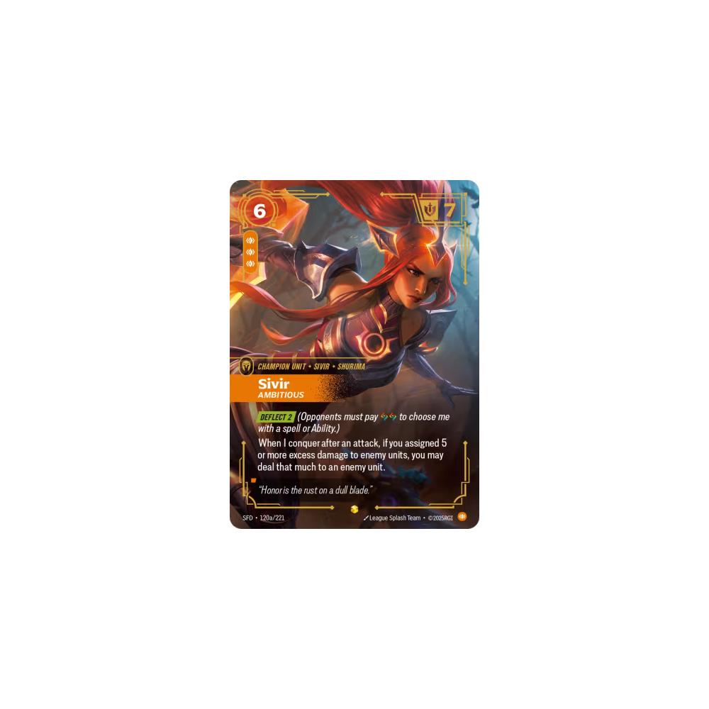 Sivir - Ambitious SFD 120a/221 - Foil