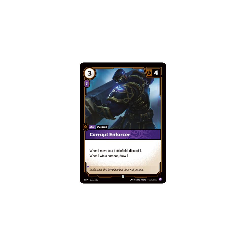 Corrupt Enforcer SFD 123/221