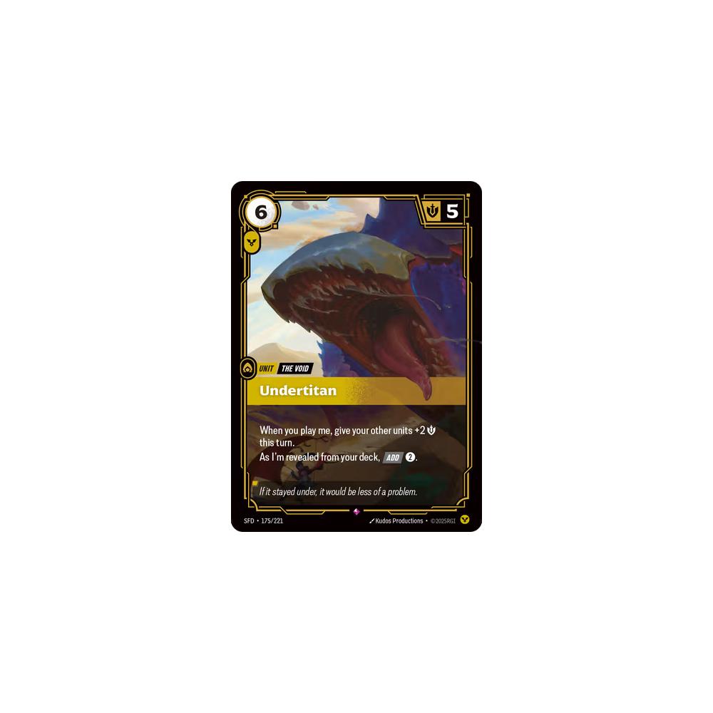 Undertitan SFD 175/221 - Feuille