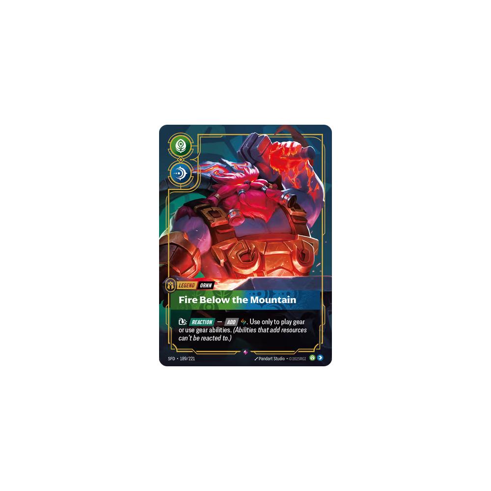 Ornn - Fire Below the Mountain SFD 189/221 - Foil