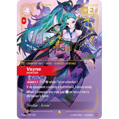 Vayne - Hunter SFD 223x/221 - Foil