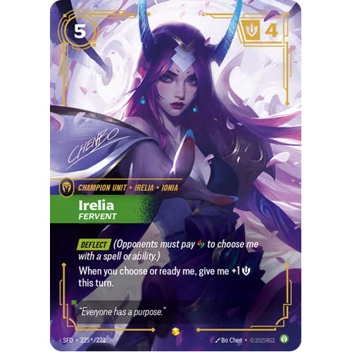 Irelia - Fervent SFD 225x/221 - Foil