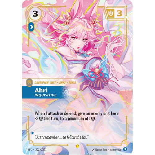 Ahri - Inquisitive SFD 227x/221 - Foil
