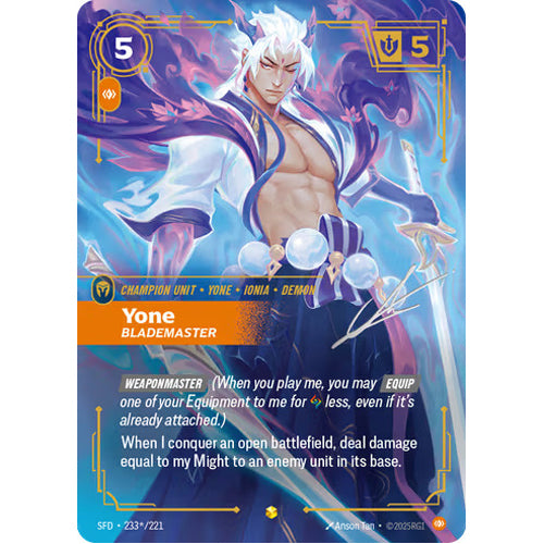 Yone - Maître Lame SFD 233x/221 - Brillant