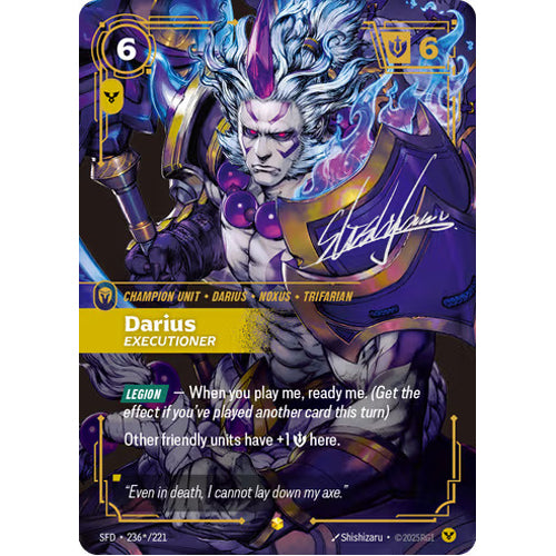 Darius - Executioner SFD 236x/221 - Foil
