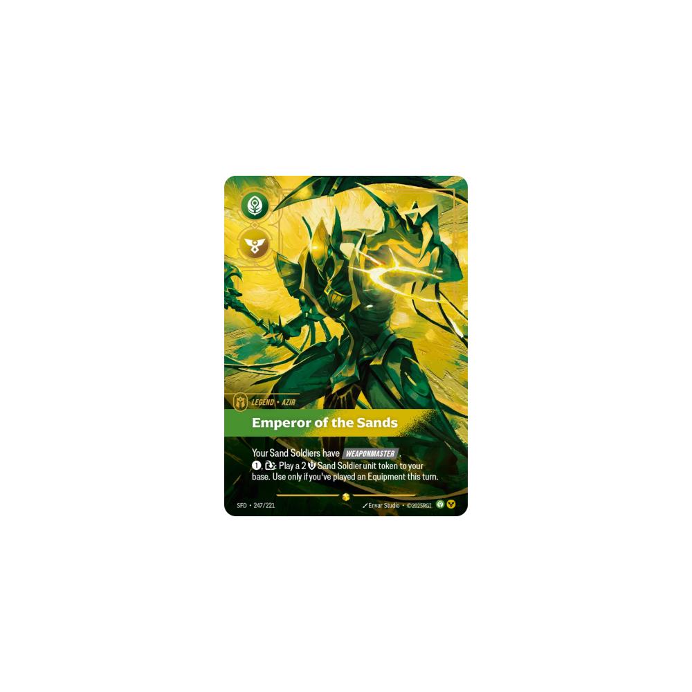 Azir - Emperor of the Sands SFD 247/221 - Foil