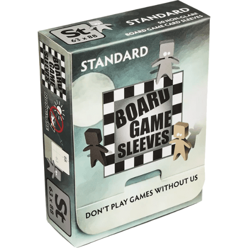 50 x Board Game Sleeves - Standard 63 X 88mm Non-Glare