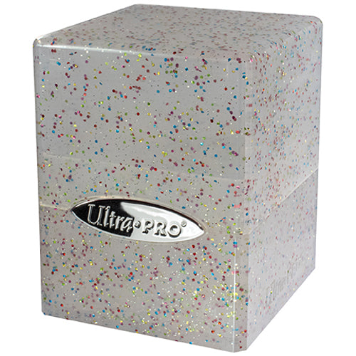 Satin Cube - Glitter Clear