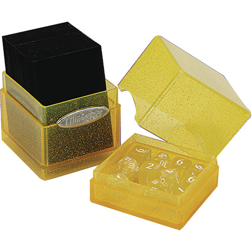 Satin Cube - Glitter Yellow