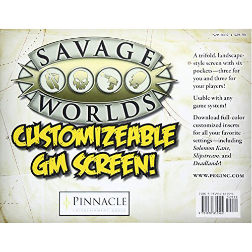 Savage Worlds: Customisable GM Screen