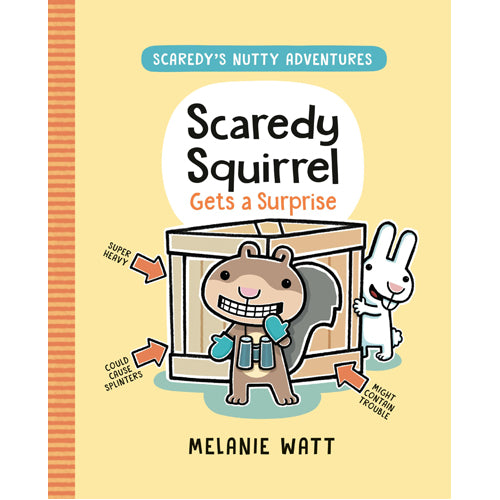 Scaredy Squirrel Gets a Surprise - HB