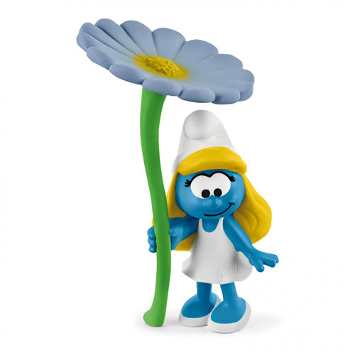 Schleich Smurfette with flower