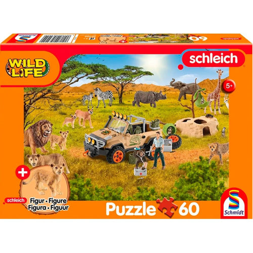 Schleich: Wild Life in the Savannah (60pc) inc. 1 figure
