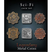 Sci Fi Coin Set Legendary Metal Coins