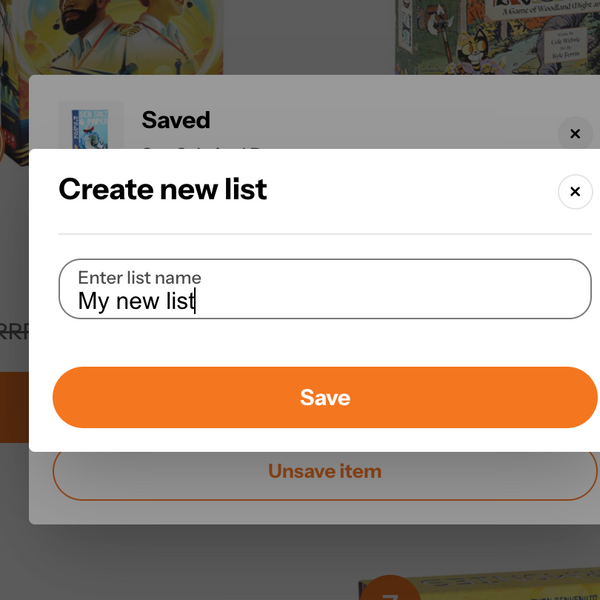 Give your list a name