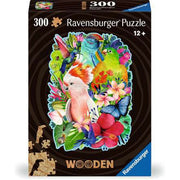 Shaped Beautiful Birds, Wooden 300pc