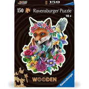 Shaped Fox, Wooden 150pc