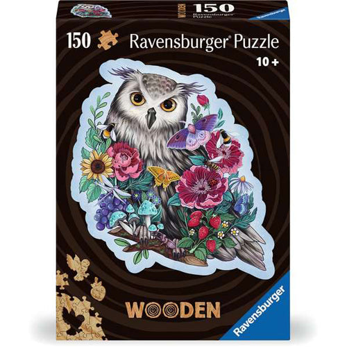 Shaped Owl, Wooden 150pc